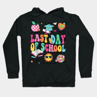 Last Day Of School Teacher Boy Girl Grad Hello Summer Hoodie